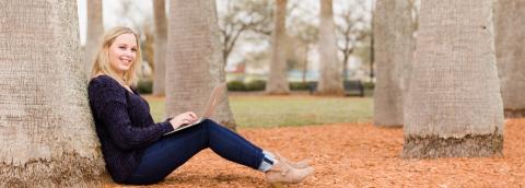 Woman on laptop