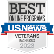 US News & World Report Best Online Programs in Bachelor's for Veterans