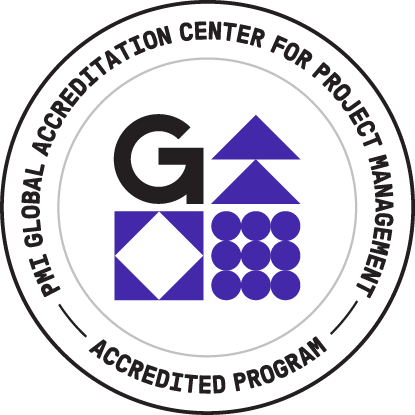 Smaller PMI Global Accreditation Center Badge for Project Management